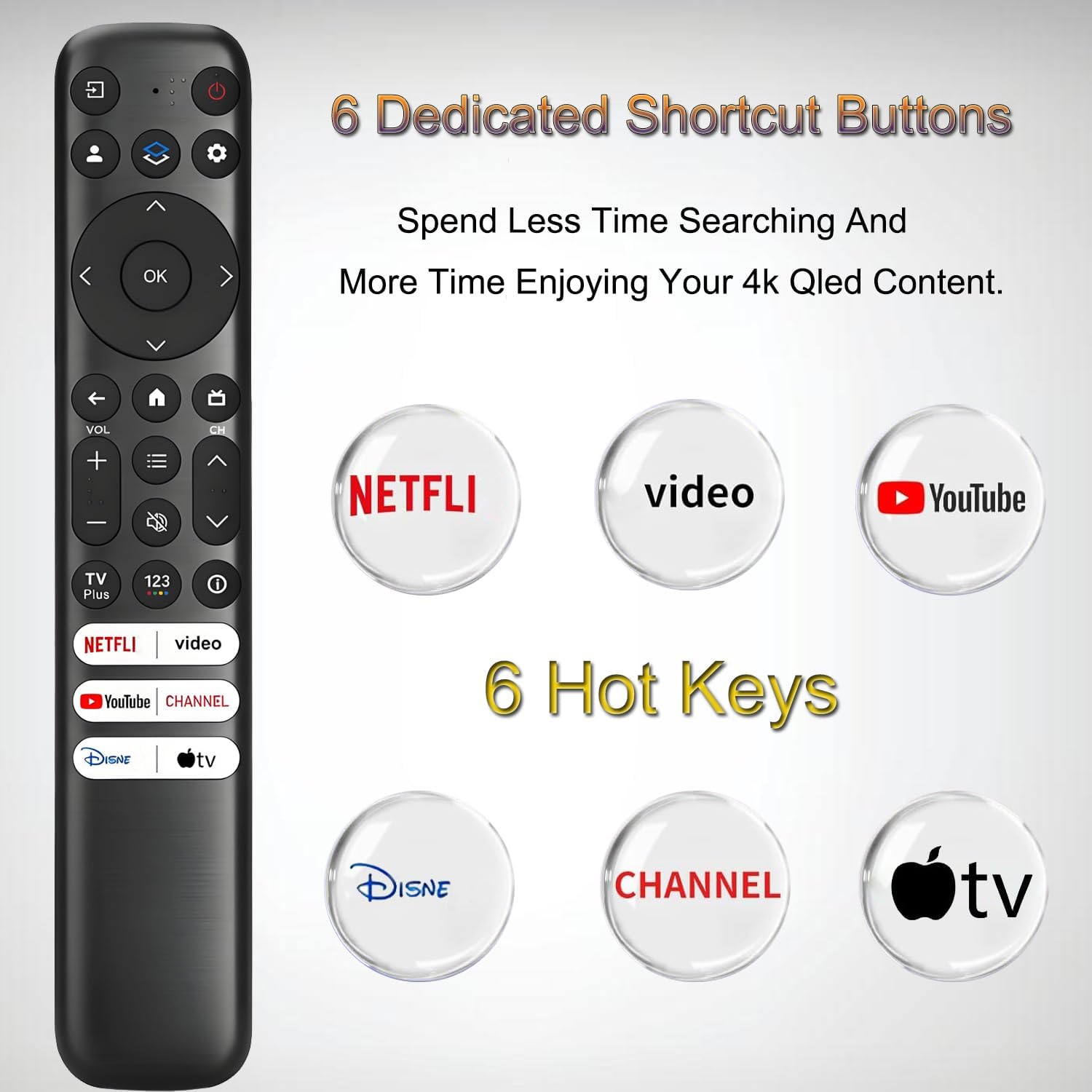 TCL TV Remote Replacement